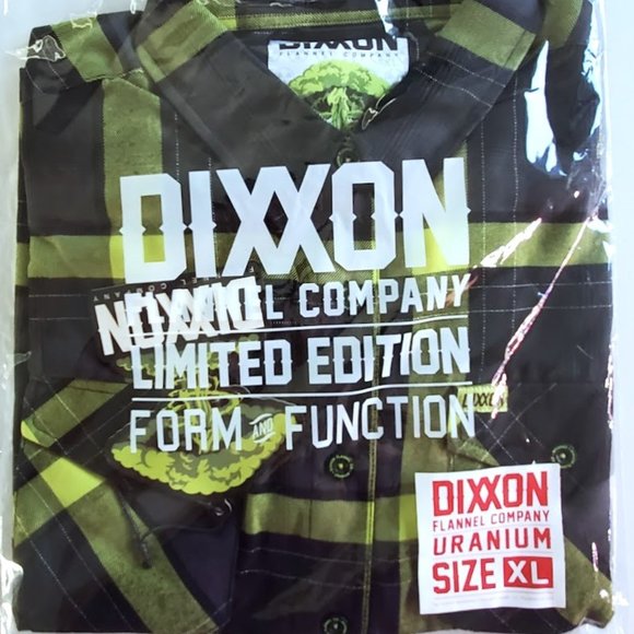 DIXXON Flannel URANIUM Limited Edition Women' Flannel Shirt XL - Picture 6 of 8
